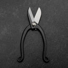 Ciseaux à Fleurs Musashi Noirs Blue Steel #2 Forgés à la Main 165mm-[Musashi]-[Couteaux de cuisine japonais]