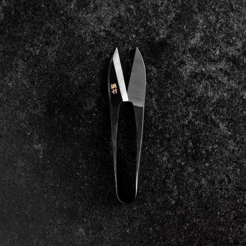 Ciseaux de Broderie Polis Noirs 105mm-[Musashi]-[Couteaux de cuisine japonais]