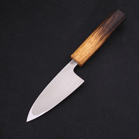 Couteau Deba VG-10 Nashiji Manche Yaki. Urushi 105mm-[Musashi]-[Couteaux de cuisine japonais]