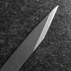 Couteau Kiridashi Blue Steel #1 Poli Manche en Acier Inoxydable 55mm avec Coffret en Bois de Paulownia-[Musashi]-[Couteaux de cuisine japonais]