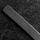 Couteau Kiridashi Blue Steel #1 Poli Manche en Acier Inoxydable 55mm avec Coffret en Bois de Paulownia-[Musashi]-[Couteaux de cuisine japonais]