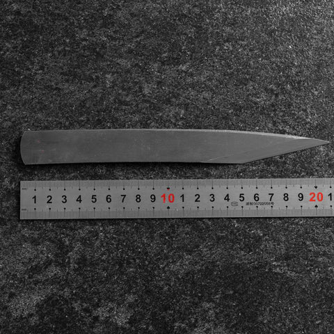 Couteau Kiridashi Blue Steel #1 Poli Manche en Acier Inoxydable 55mm avec Coffret en Bois de Paulownia-[Musashi]-[Couteaux de cuisine japonais]