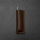 Couteau Outdoor Higonokami VG-10 en Koa Hawaïen 55mm avec Étui en Cuir-[Musashi]-[Couteaux de cuisine japonais]