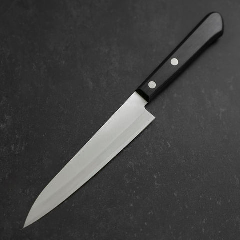 Couteau Petty AUS-8 Poli Manche Occidental Bleu 120mm-[Musashi]-[Couteaux de cuisine japonais]