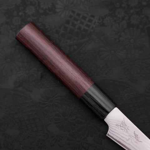 Couteau à Éplucher VG-10 Damas Manche Bois de Rose 90mm-[Musashi]-[Couteaux de cuisine japonais]