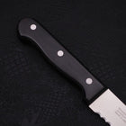 Couteau à Pain Molybdenum Poli Manche Occidental Noir 250mm-[Musashi]-[Couteaux de cuisine japonais]