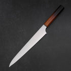 Couteau à Pain Molybdenum Poli Manche Yaki Urushi 230mm-[Musashi]-[Couteaux de cuisine japonais]