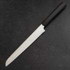Couteau à Pain VG-10 Tsuchime Manche en Ébène 210mm-[Musashi]-[Couteaux de cuisine japonais]
