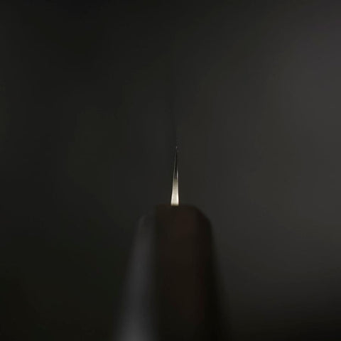 Couteau à Pain VG-10 Tsuchime Manche en Ébène 210mm-[Musashi]-[Couteaux de cuisine japonais]