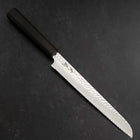 Couteau à Pain VG-10 Tsuchime Manche en Ébène 210mm-[Musashi]-[Couteaux de cuisine japonais]