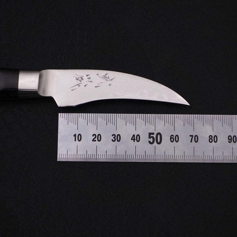 Couteau à éplucher VG-5 Damas Manche Occidental Noir 70mm-[Musashi]-[Couteaux de cuisine japonais]
