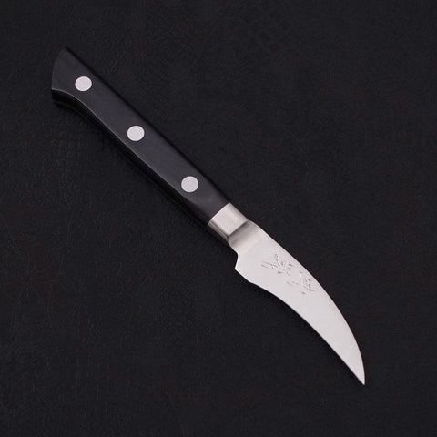 Couteau à éplucher VG-5 Damas Manche Occidental Noir 70mm-[Musashi]-[Couteaux de cuisine japonais]