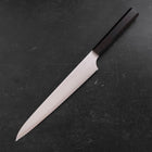 Couteau à pain Molybdenum Poli Manche en Ébène 230mm-[Musashi]-[Couteaux de cuisine japonais]