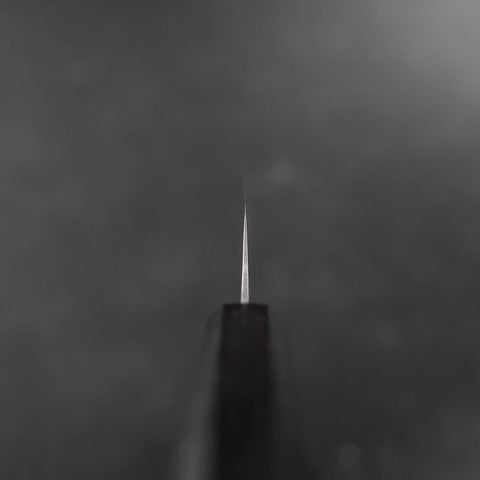Couteau à pain Molybdenum Poli Manche en Ébène 230mm-[Musashi]-[Couteaux de cuisine japonais]