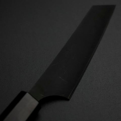 Couteau à steak AUS-8 Kurouchi Manche en Noyer 115mm-[Musashi]-[Couteaux de cuisine japonais]