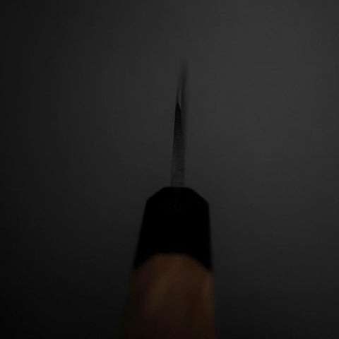 Couteau à steak AUS-8 Kurouchi Manche en Noyer 115mm-[Musashi]-[Couteaux de cuisine japonais]