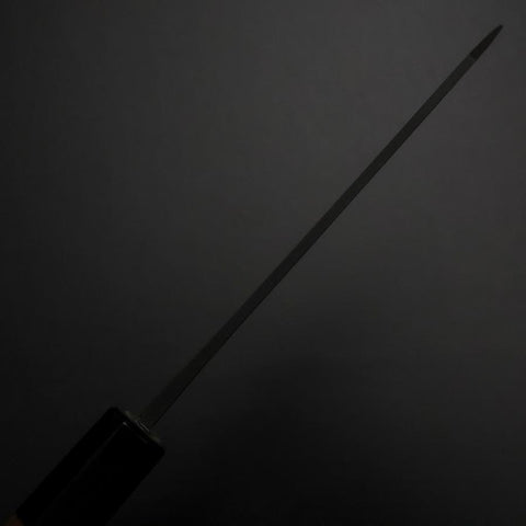 Couteau à steak AUS-8 Kurouchi Manche en Noyer 115mm-[Musashi]-[Couteaux de cuisine japonais]