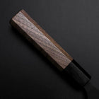 Couteau à steak AUS-8 Kurouchi Manche en Noyer 115mm-[Musashi]-[Couteaux de cuisine japonais]