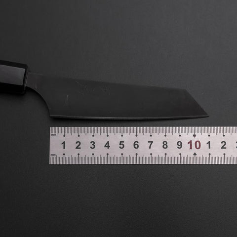 Couteau à steak AUS-8 Kurouchi Manche en Noyer 115mm-[Musashi]-[Couteaux de cuisine japonais]