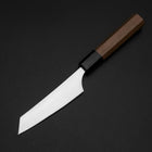 Couteau à steak AUS-8 Poli Manche en Noyer 115mm-[Musashi]-[Couteaux de cuisine japonais]