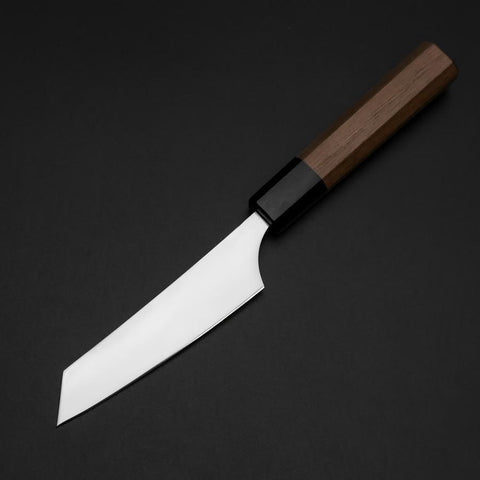 Couteau à steak AUS-8 Poli Manche en Noyer 115mm-[Musashi]-[Couteaux de cuisine japonais]