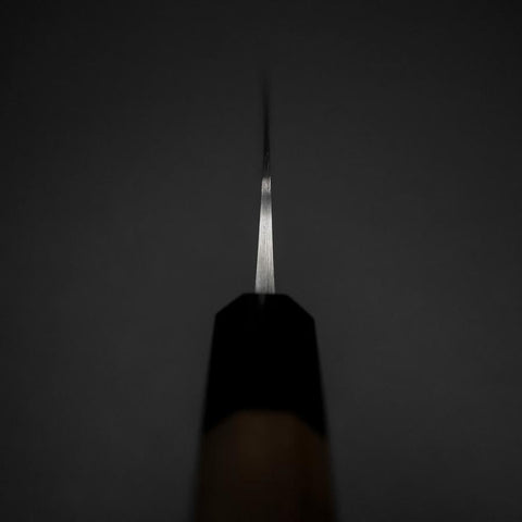 Couteau à steak AUS-8 Poli Manche en Noyer 115mm-[Musashi]-[Couteaux de cuisine japonais]