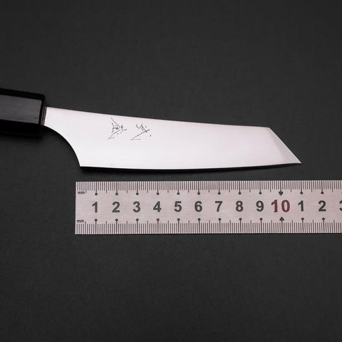 Couteau à steak AUS-8 Poli Manche en Noyer 115mm-[Musashi]-[Couteaux de cuisine japonais]