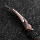 Couteau à steak VG-10 Miroir Damas Manche en Érable 100mm - Noir-[Musashi]-[Couteaux de cuisine japonais]