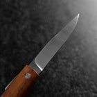 Couteau de Poche AUS-8 Koa Hawaïen Couteau d’Extérieur 55 mm avec Étui Cuir-[Musashi]-[Couteaux de cuisine japonais]