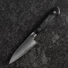 Couteau d'office VG-10 Poli Manche Occidental Noir 80mm-[Musashi]-[Couteaux de cuisine japonais]