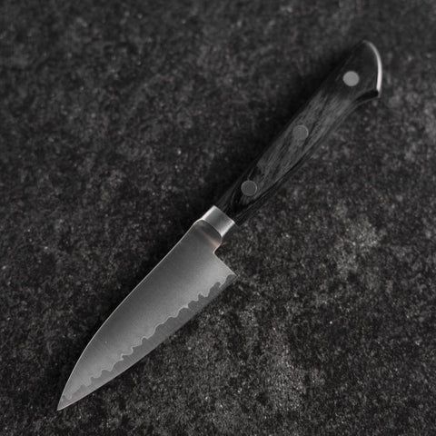 Couteau d'office VG-10 Poli Manche Occidental Noir 80mm-[Musashi]-[Couteaux de cuisine japonais]