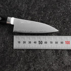Couteau d'office VG-10 Poli Manche Occidental Noir 80mm-[Musashi]-[Couteaux de cuisine japonais]