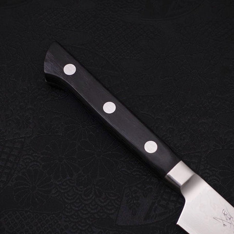 Couteau d'office VG-5 Damas Manche Occidental Noir 90mm-[Musashi]-[Couteaux de cuisine japonais]