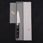 Couteau d'office VG-5 Damas Manche Occidental Noir 90mm-[Musashi]-[Couteaux de cuisine japonais]