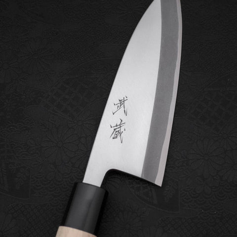 Deba Acier SK Kasumi Manche Magnolia 150mm-[Musashi]-[Couteaux de cuisine japonais]