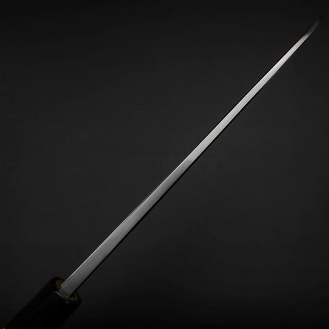 Deba Blue Steel #1 Hon-Kasumi Manche en Buffle et Bois de Teck 195mm-[Musashi]-[Couteaux de cuisine japonais]