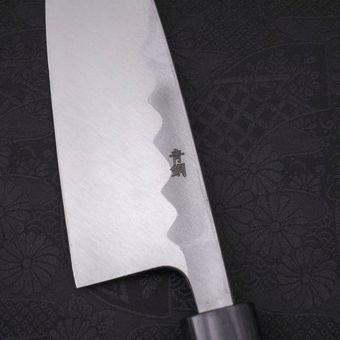 Deba Blue Steel #2 Damas Manche Shitan 165mm-[Musashi]-[Couteaux de cuisine japonais]