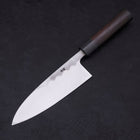 Deba Blue Steel #2 Damas Manche en Bois de Rose 165mm-[Musashi]-[Couteaux de cuisine japonais]