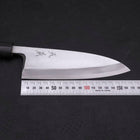 Deba Blue Steel #2 Damas Manche en Bois de Rose 165mm-[Musashi]-[Couteaux de cuisine japonais]