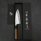 Deba Blue Steel #2 Kasumi Manche Occidental en Acajou 150mm-[Musashi]-[Couteaux de cuisine japonais]