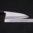 Deba Blue Steel #2 Kasumi Manche en Buffle et Magnolia 165mm-[Musashi]-[Couteaux de cuisine japonais]