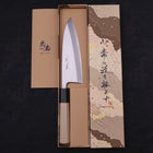 Deba Blue Steel #2 Kasumi Manche en Buffle et Magnolia 165mm-[Musashi]-[Couteaux de cuisine japonais]