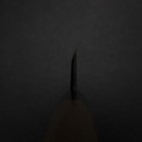 Deba Blue Steel #2 Kasumi Manche en Buffle et Teck 135mm-[Musashi]-[Couteaux de cuisine japonais]