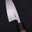Deba Blue Steel #2 Kasumi Manche en Noyer 120mm-[Musashi]-[Couteaux de cuisine japonais]