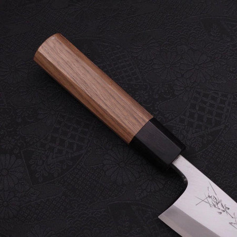Deba Blue Steel #2 Kasumi Manche en Noyer 120mm-[Musashi]-[Couteaux de cuisine japonais]