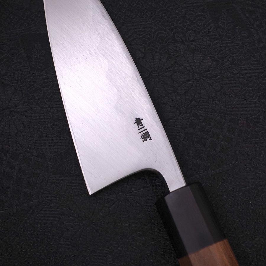 Deba Blue Steel #2 Kasumi Manche en Noyer 135mm-[Musashi]-[Couteaux de cuisine japonais]