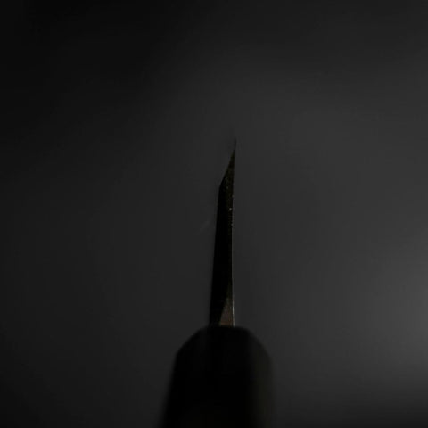 Deba Blue Steel #2 Kurouchi Chokin Sakura Fuji Manche en Buffle et Ébène 170mm-[Musashi]-[Couteaux de cuisine japonais]