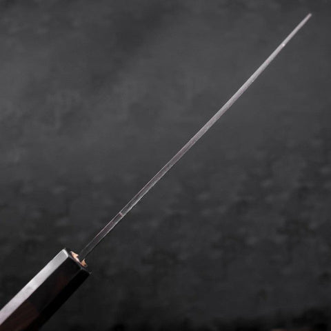 Deba Blue Steel #2 Kurouchi Manche en Buffle et Ébène 270mm - Fin-[Musashi]-[Couteaux de cuisine japonais]