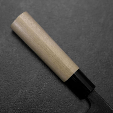 Deba Blue Steel #2 Kurouchi Manche en Magnolia 150mm-[Musashi]-[Couteaux de cuisine japonais]