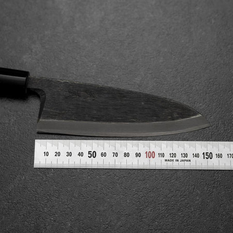 Deba Blue Steel #2 Kurouchi Manche en Magnolia 150mm-[Musashi]-[Couteaux de cuisine japonais]